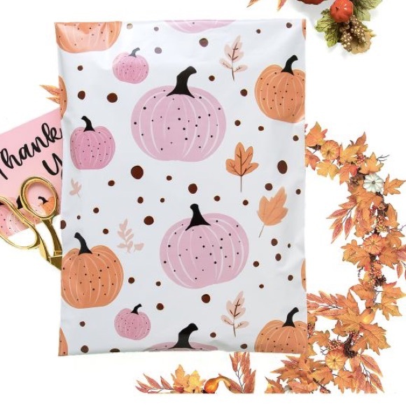 Pumpkins Poly Mailers 10x13 Pack of 25 - Picture 8 of 9